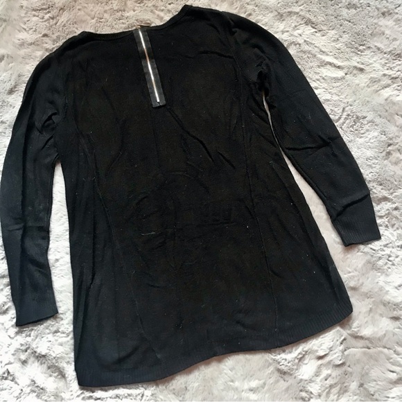 FREE w/ purchase Beautiful fit, zip back, Joan Vass soft sweater small - Picture 5 of 10